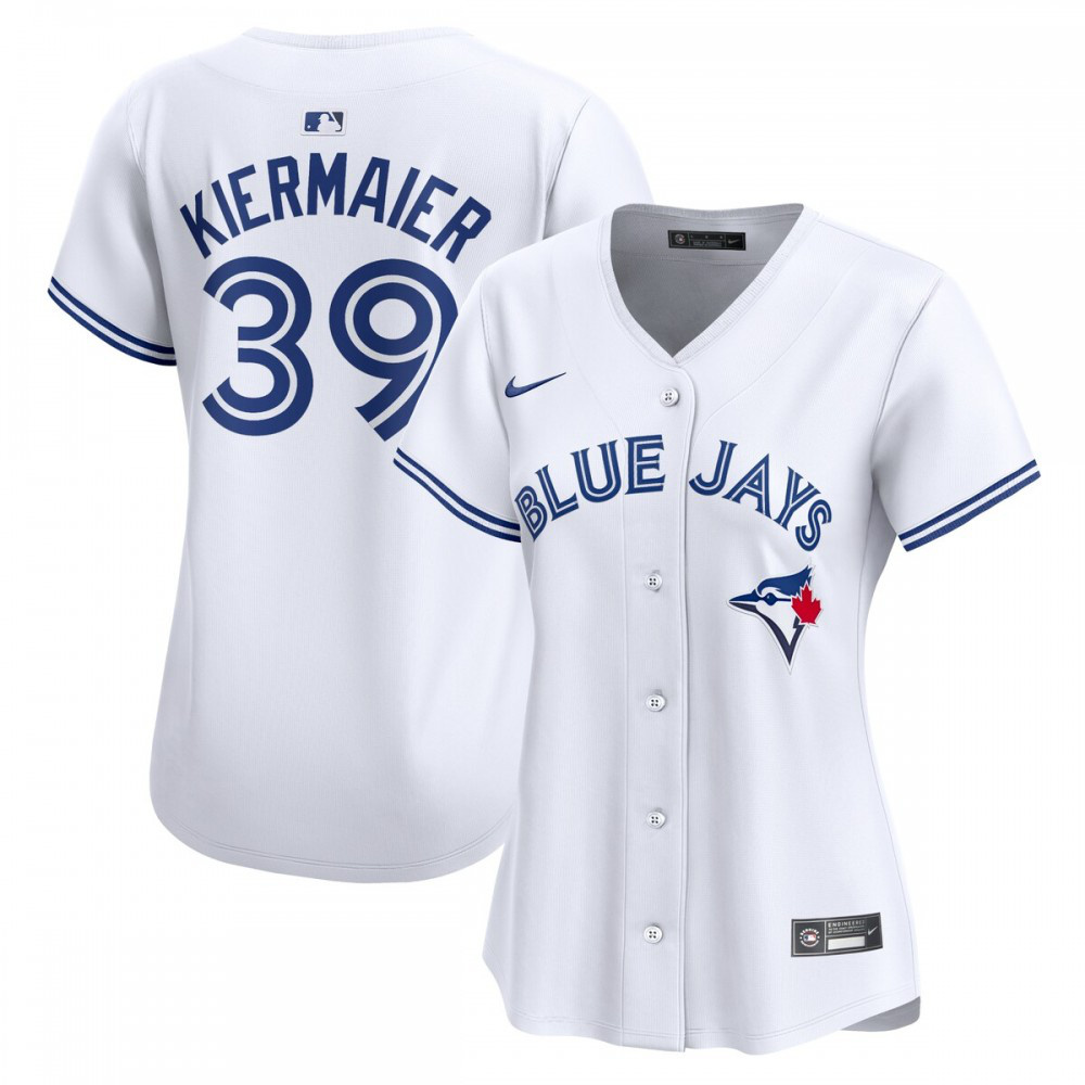 Kevin Kiermaier Toronto Blue Jays Women's Home Limited Player Jersey - White-Pro Kit Vault | Brand New 26/27 Sports Jerseys